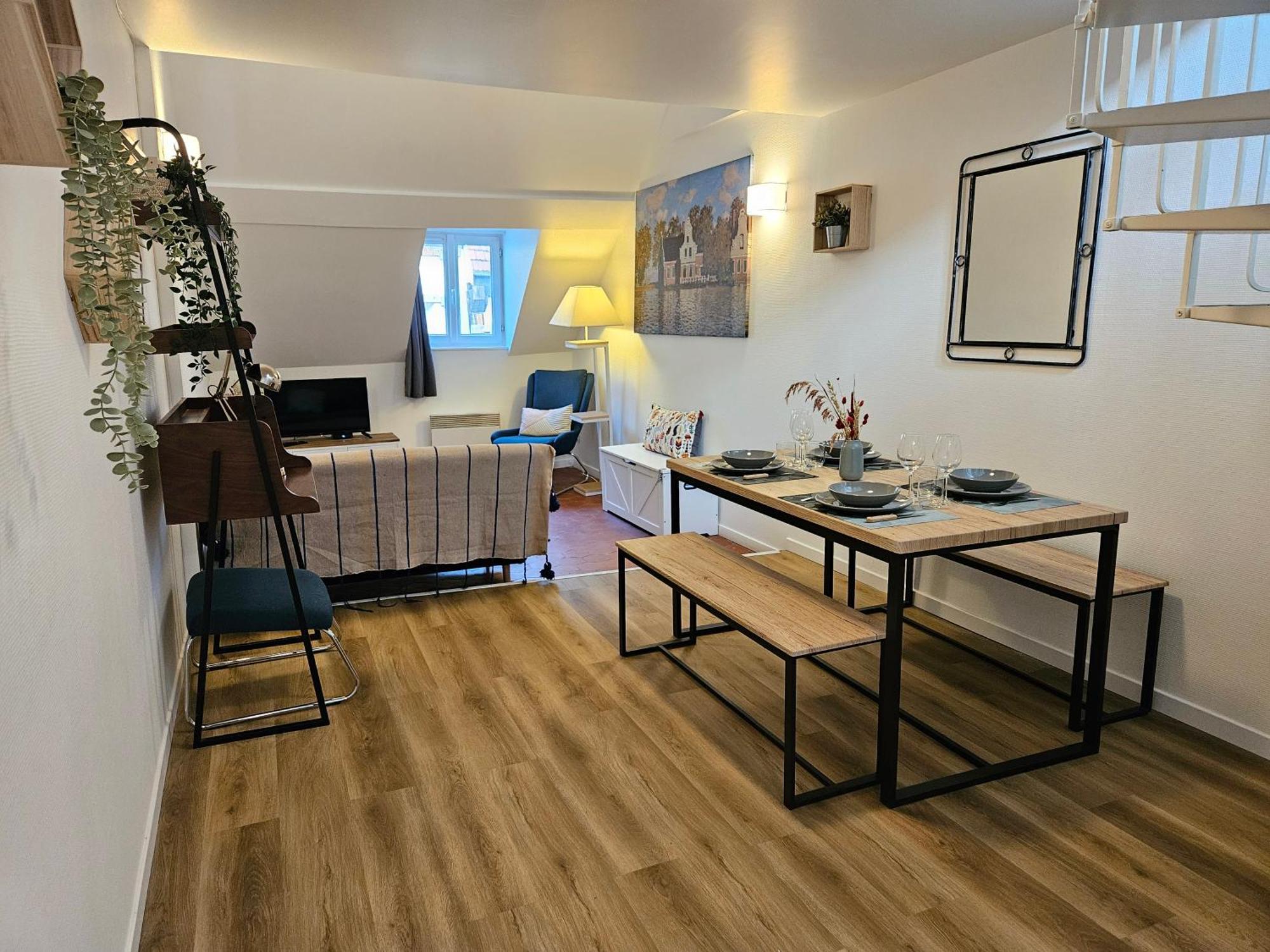 Charmant Duplex Au Coeur De Vernon Proche Gare Et Giverny ภายนอก รูปภาพ